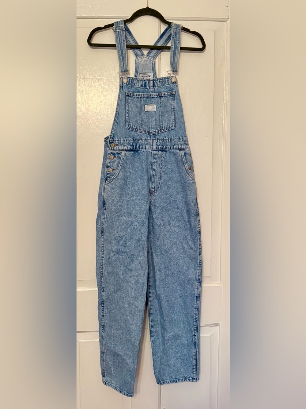 Vintage Levi's Light Blue Denim Women's Overalls